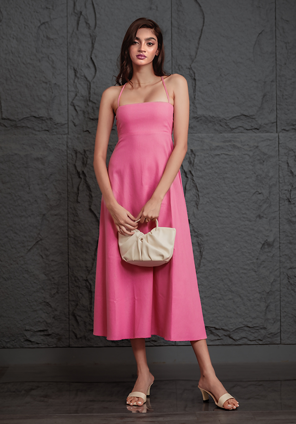 LAUREN PINK MAXI DRESS